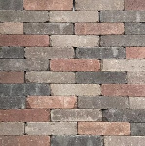 Trommelsteen 20X5X7cm Tambour wf Terracotta Mix A. van Elk BV